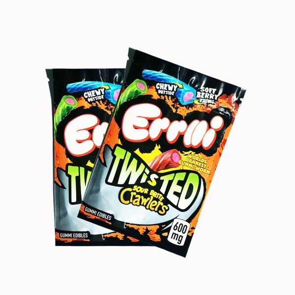 

errlli sour terp crawlers mylar bags 600mg dankest gummy edibles resaelable gummi worm cookies mylar bags 3.5g in stock