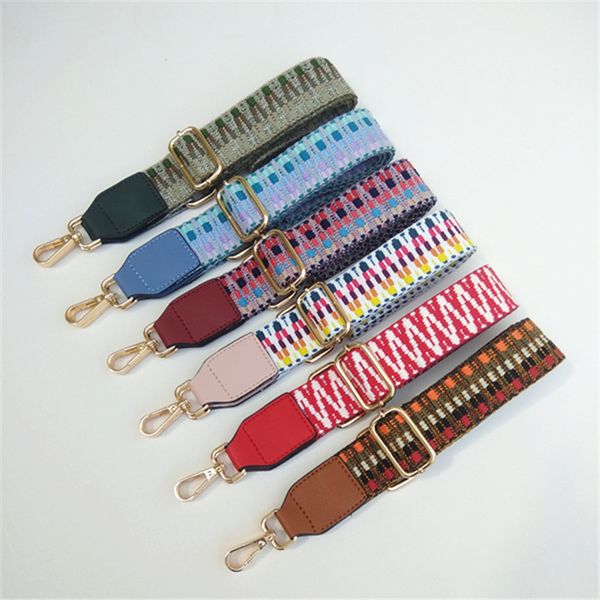 

стиль сумки ремешок женщина цветные ремни crossbody messenger сумки на плечо аксессуары регулируемые вышитые ремни ремень, Black