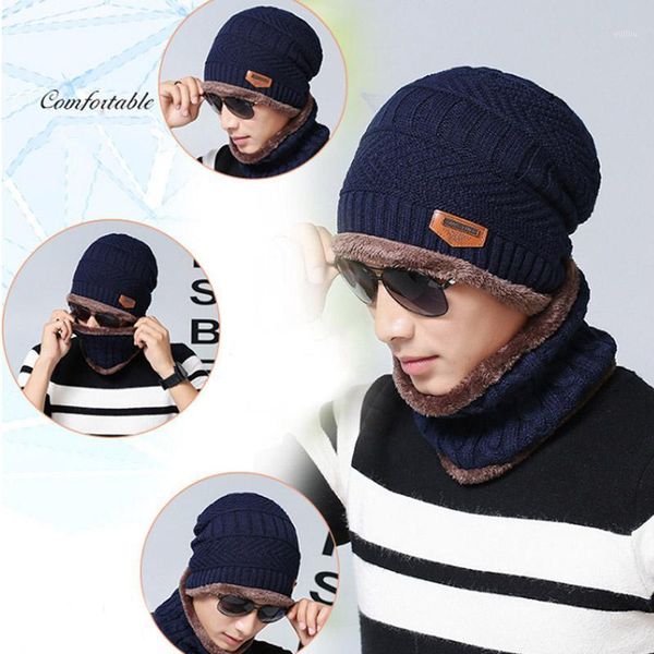 

sale children parent beanies scraf set winter super warm knitted hat child cap wool and scarf drop shipping1