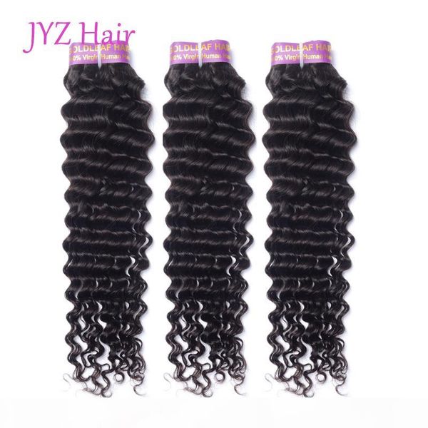 

3pcs lot brazillian peruvian indian malaysian curly virgin hair kinky curly weave human hair bundles deep wave unprocessed human hair, Black