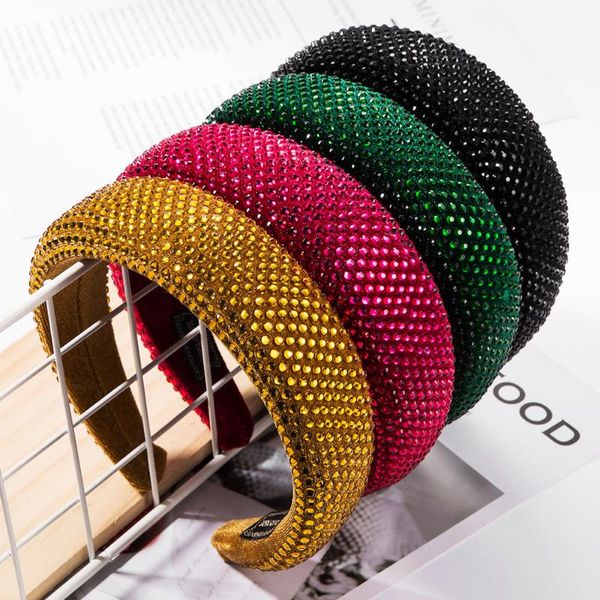 

hair accessories 1pc solid velvet wide soft headband elastic hairband for women flower band girls