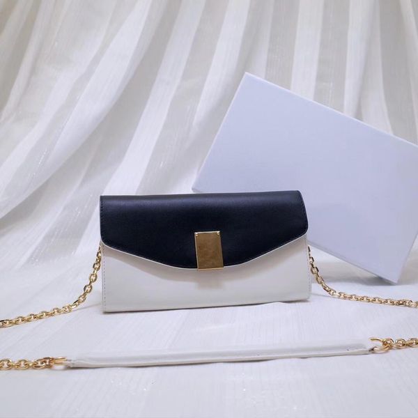 

calf leather chain wallet bag designer bags single luxury inclined shoulder brand fashion famous women handbags crossbody waist 2020 qaz