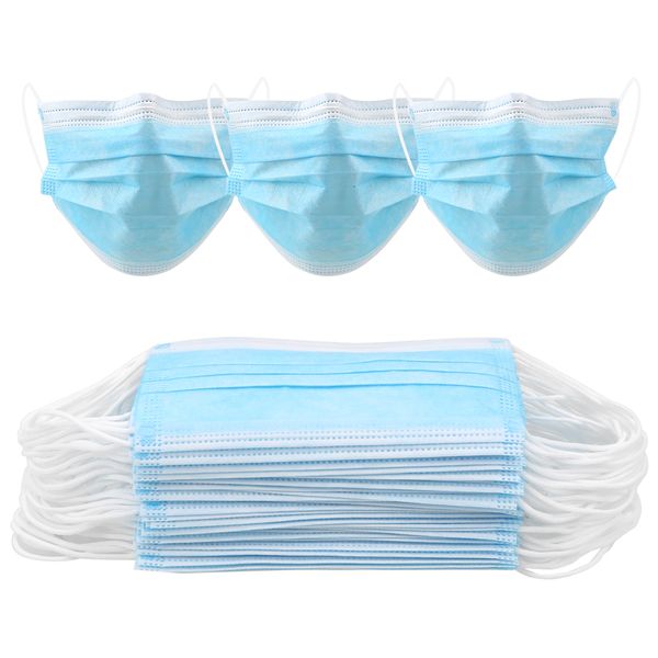 

3-layer dhl ups 50pcs shipping disposable protection and personal health mask with earloop mouth face sanitary maskoutletf3jn