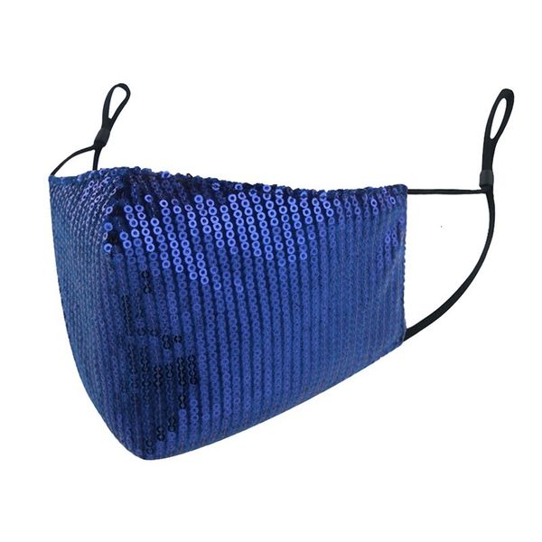 

11 colors sequins masks fashion bling factory sequin protective dustproof washable reuse face adjustable earloop mouth m p81vz
