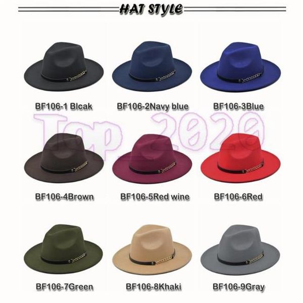 

fashion hats for men women elegant fashion solid felt fedora hat band wide flat brim jazz hats stylish trilby caps, Blue;gray