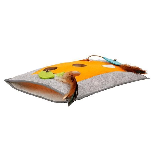 

sleeping bag cat kitten warm bed kennel blanket pets playing puzzle toys