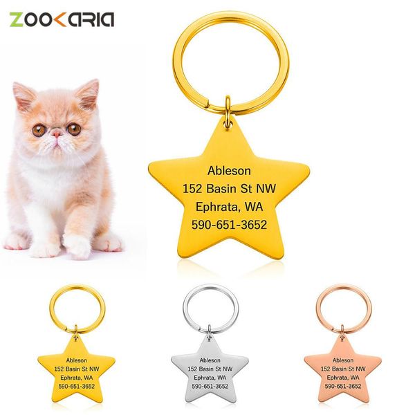 

personalized dog cat pet id tags engraved cat puppy pet id name phone number collar tag pendant pet accessories dog tag q bbyedt