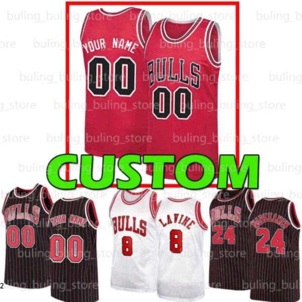 

custom chicago bulls jerseys zach derrick lavine lauri 1 rose markkanen coby wendell white carter jr otto 22 porter basketball 02, Black;red