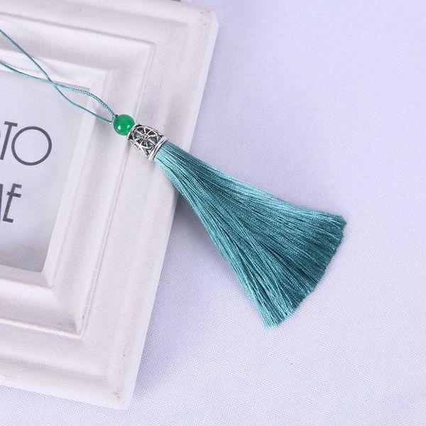 

5pcs new style jade beads tassel diy garments materials key bag phone bookmark tassel pendant hand make embellissements craft h jllymw