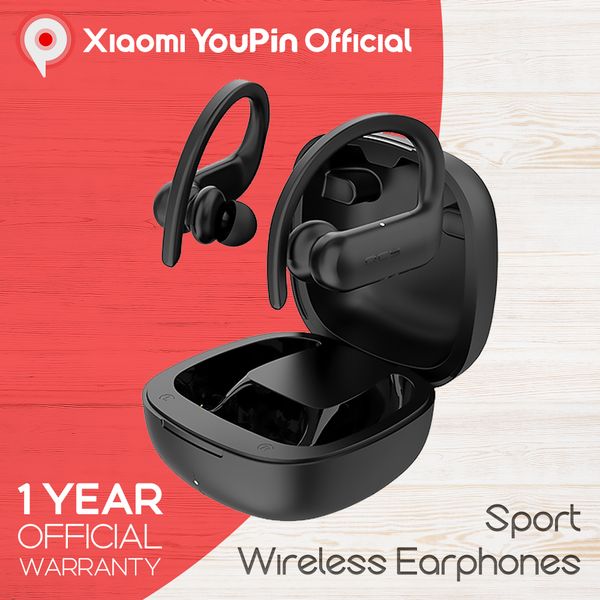

xiaomi youpin qcy t6 tws sport earphone bluetooth 5.0 wireless app control acc sbc light ipx4 waterproof dsp earbuds noice reduction