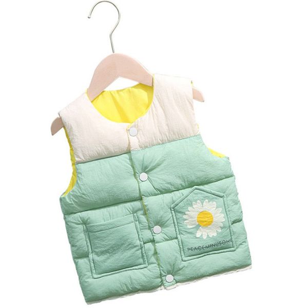 

2020 children's printing down cotton vest autumn winter baby boys girls warm outerwear waistcoat toddler kids gilet fille coats lj20081, Camo