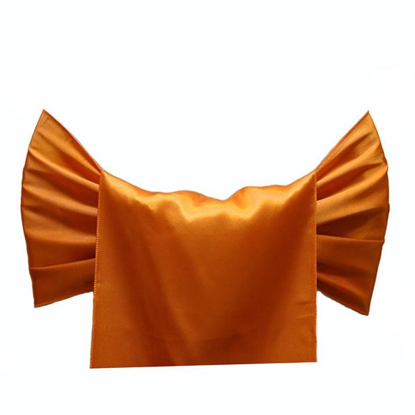 

белый сатин стул пояса лук для свадьбы события вечеринка банкетка украшения атласных створок галстук бабочка q wmthzk