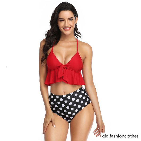 

one piece bikini print open back high waist cover belly show thin mix and match split swimsuit for women, White;black
