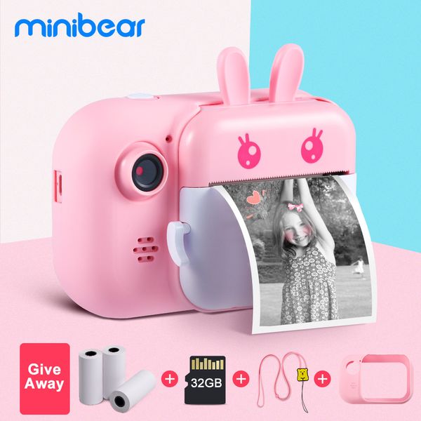 

minibear children camera for kids instant camera digital video camera for children p toys for girl boy birthday giftshello