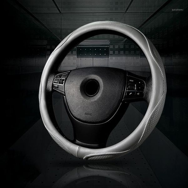 

universal steering wheel cover breathable anti-slip pu cover for car truck suv car styling1