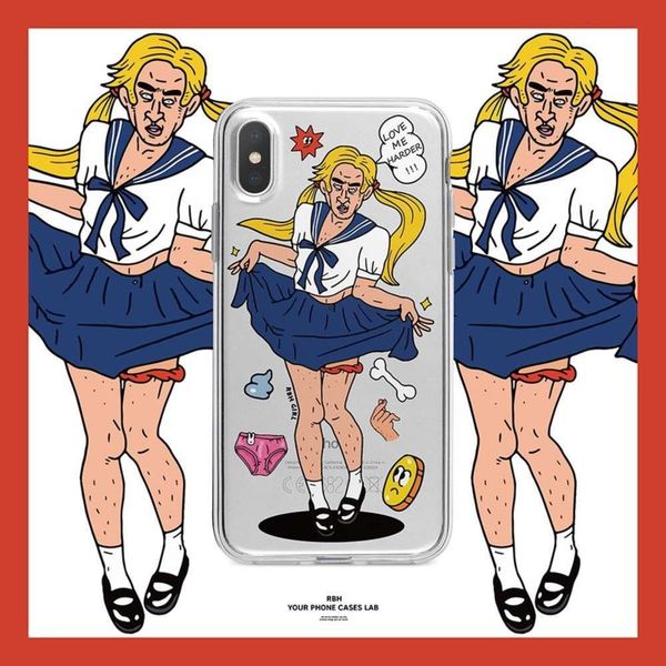 

for 12mini phone x mobile girl shell xr transparent 8plus silicone 7p soft cover 6s net red xs max anti falling se2 personality funny