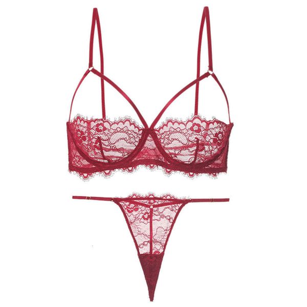 

perspective 2020 new bra set alluring lingerie, Black;gray