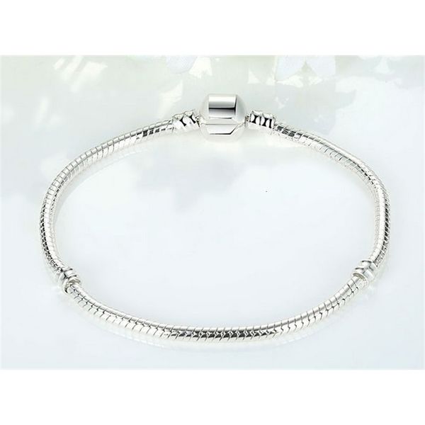 

women silver pandora plated for bracelet snake fit chain basic bracelets bangles charm bead diy jewelry with without