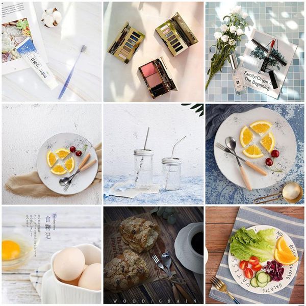 

ins background board simulation woodgrain cement marble texture tableshooting pgraphy backdrops paper p studio kits1