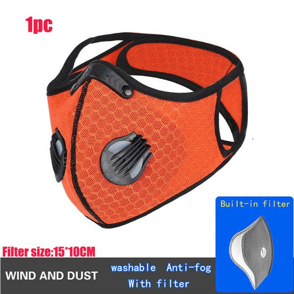 

cycling face sport outdoor training masks pm2.5 anti-dust pollution defense running activated carbon filter washable mask