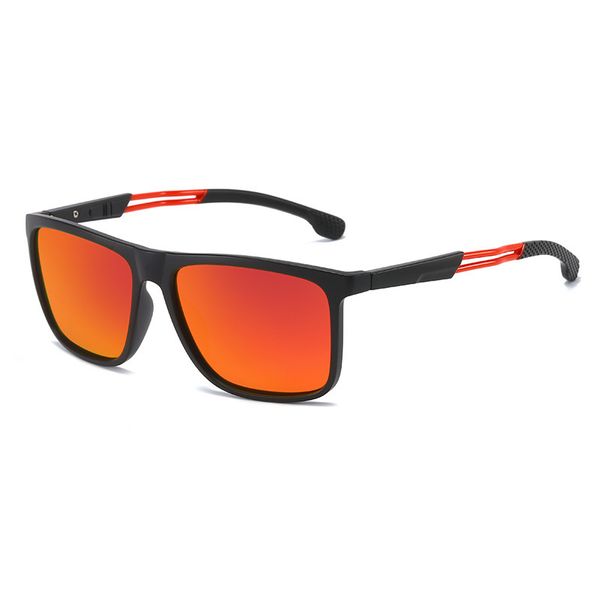 

2020 new sunglasses tr90 polarized sunglasses men's driving outdoor sports square glasses 2036, White;black