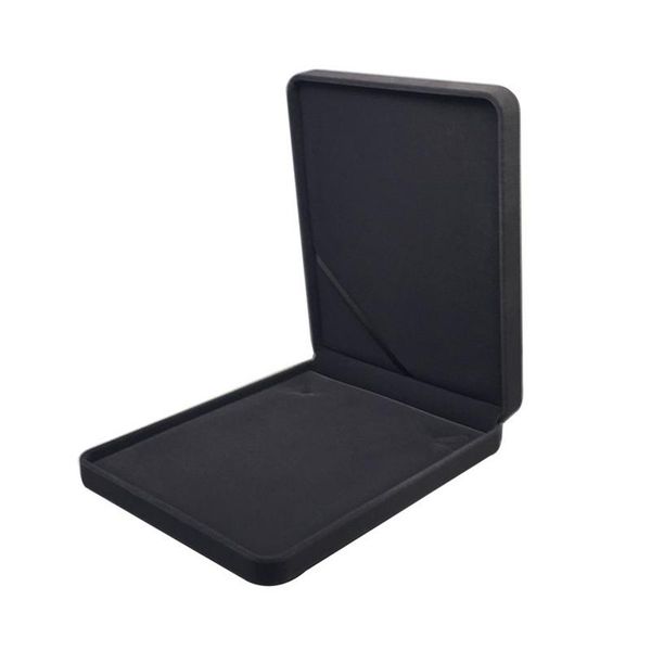 

jewelry set box 19x24x4cm necklace earring ring gift box velvet wedding packaging favor holder jewelry display storage case, Pink;blue