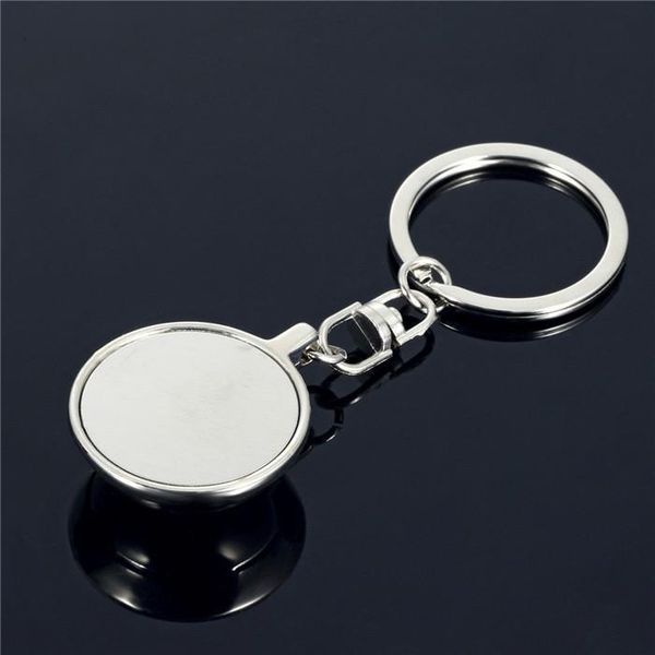 

sport football metal alloy key chain keyring new car keychains business gift, Silver
