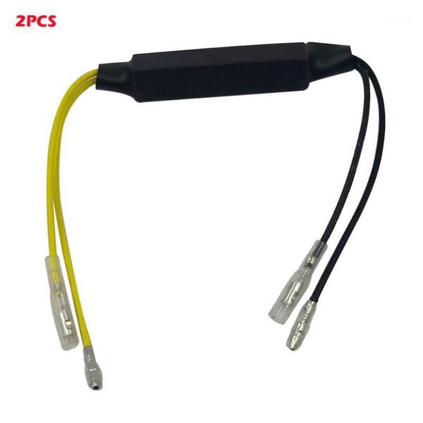 

2x motorcycle bike turn signal indicator led load resistor decoder fix error 21w1
