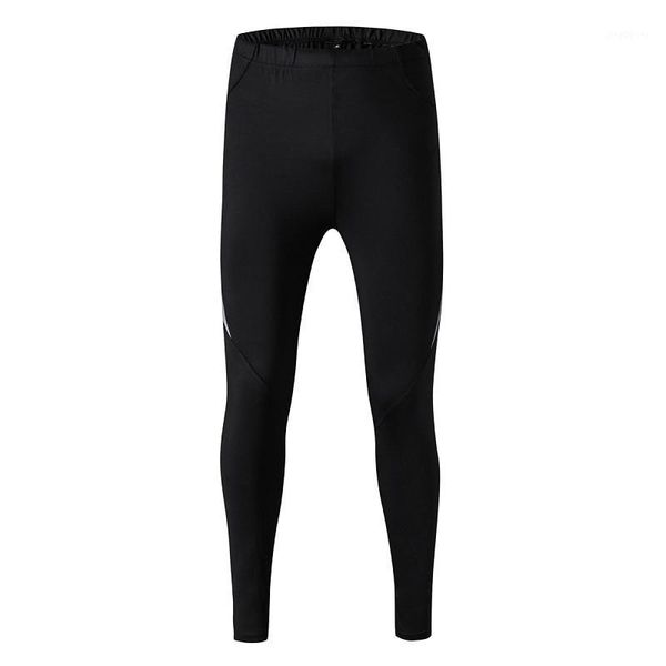 

men black pants plus size elastic pants bodybuilding skinny leggings trousers spliced polyester full length1