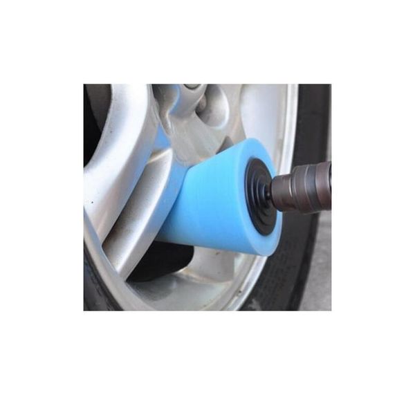 

3inch car polishing sponge conical shape wheel hub buffing tool for cleaning car tyr jllldp