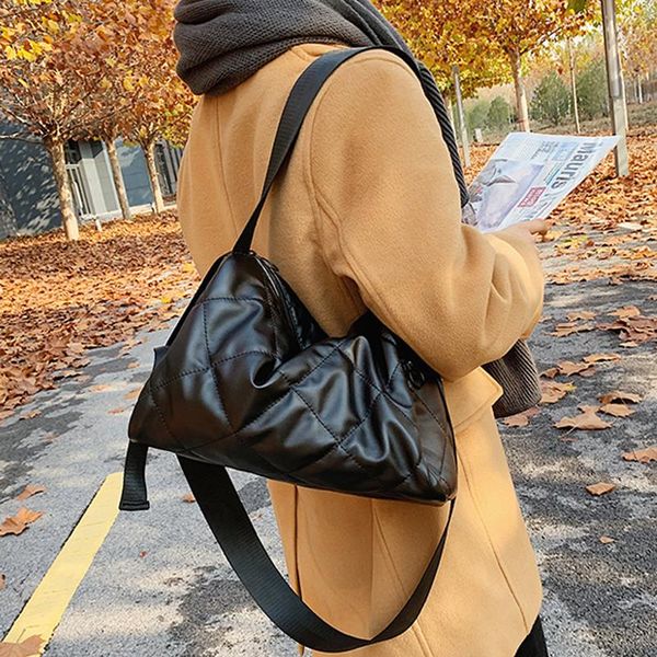 

geometry embroidery thread soft pu leather small crossbody bags for women 2021 quality ladies handbags shoulder hand bag