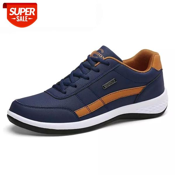 

2020 fashion men sneakers for men casual shoes breathable lace up mens casual shoes spring leather chaussure homme #jv0d