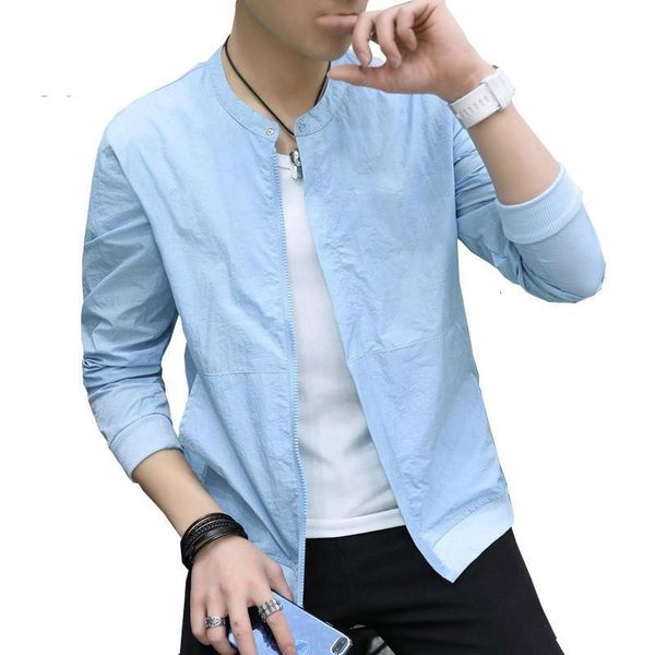 

new 2021 spring autumn thin windbreaker men breathable casual slim fit jacket men big size m-4xl bomber jacket jaqueta masculina, Black;brown