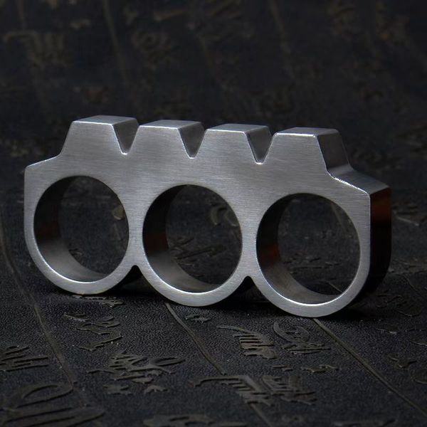 

2021stainless steel finger tiger three finger copper joint thickened broken window fighting self defense iron fist head#2021541