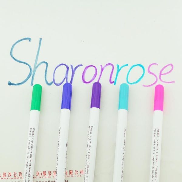 

6pcs soluble cross-stitch water erasable pens vanishing fabric marker ink pen pencil diy needlework sewing tools accessories1, Black