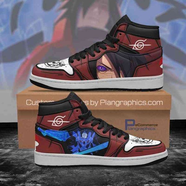 

luxury printed shoes custom madara uchiha sneakers mens sport footwear diy trainers