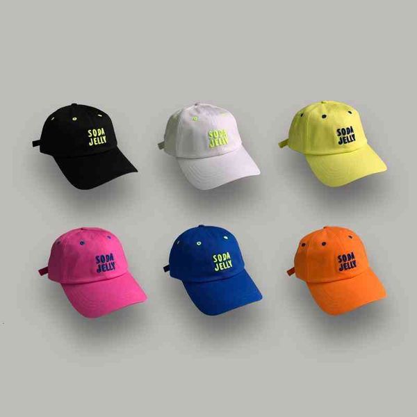 

hats caps hat female spring and autumn korean fashion fluorescent letter embroidered baseball men's soft sunshade, Blue;gray