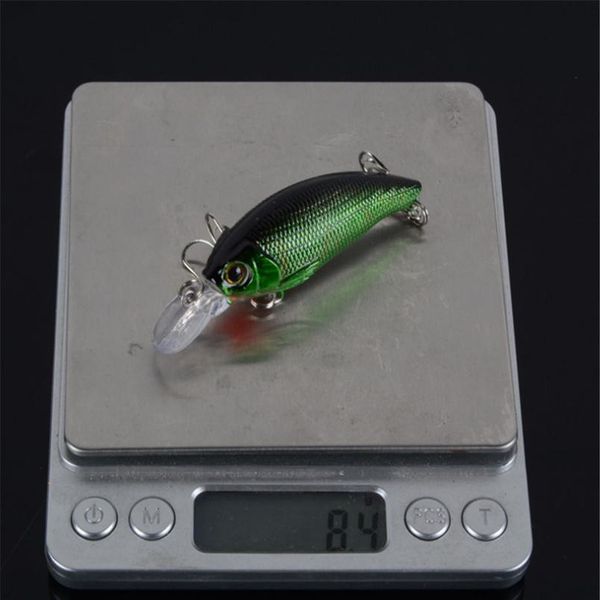 

1pcs hard bait minnow fishing lures 7.5cm/8.4g wobbler floating treble hooks artificial swimbait crankbait fishin jllvlb