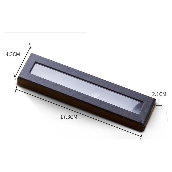 

5pcs colored paper cardboard box for pen packaging hard paper gift jewelry packaging box with clear window f wmtujc