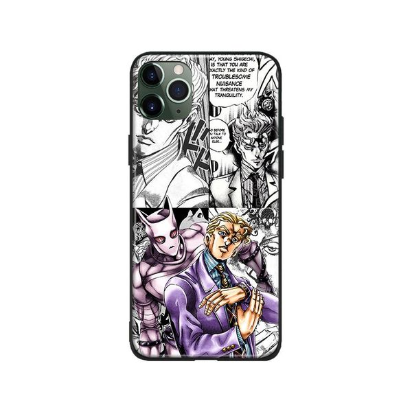 

jojo's bizarre adventure series character soft silicone phone case cover shell for iphone 6s 7 8 plus x xr xs 11 12 wmtvto dh_niceshop