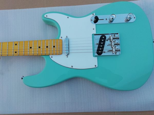 

multi colorful electric guitar