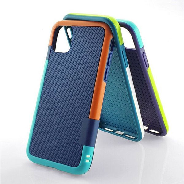 

2021 new anti-drop phone tup case hybrid gel rubber anti-slip case cover for iphone 12 mini 11 pro max xs xr x 8 7