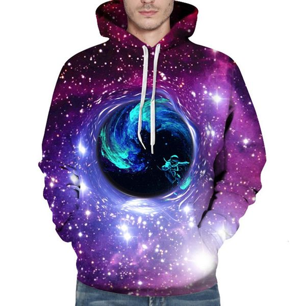 

men's hoodies tracksuit streetwear new style 3d printed hoodie hooded loose long sleeve sweatershirt ropa, Black