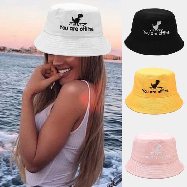 

40# summer women fisherman's hat foldable embroidery sun hat bucket cap outdoor casual women's sun protection flat, Blue;gray