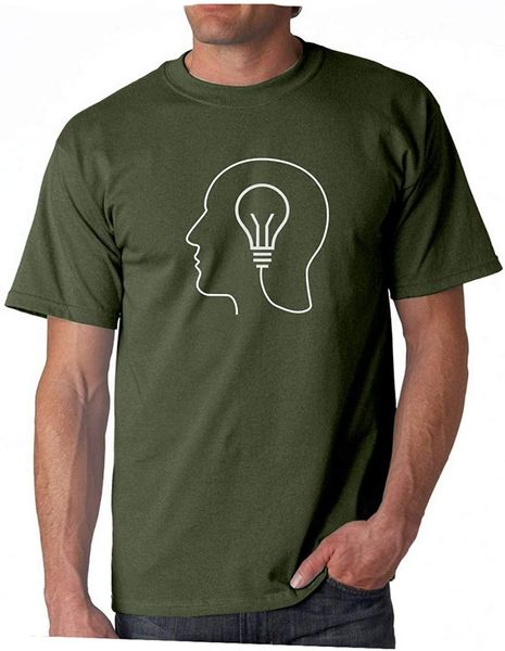 

мужские мыслить диаграмма анатомии стратегический разум схема с короткими рукавами экипаж шеи футболки мужчина мода новая повседневная спорт, White;black