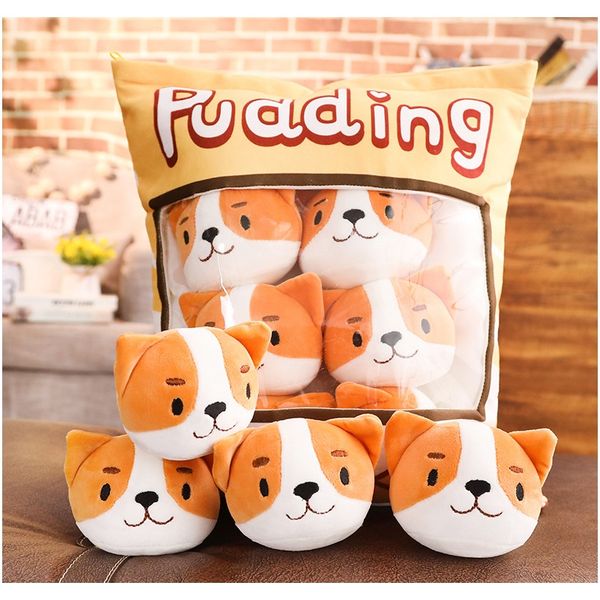 

4pcs 8pcs pudding pillow small toys in one bag mini mouse toys cute tk melody dog plush doll funny gift for girl wmtwul