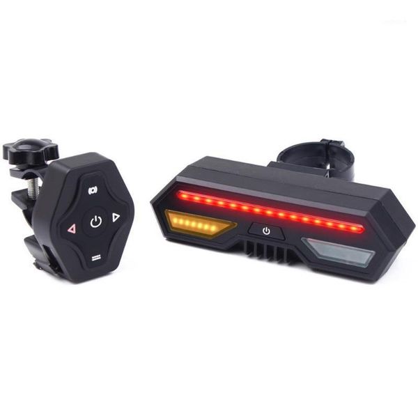 

bike taillight usb charge bicycle led safety warning light for mountain bike cycling h7jp1