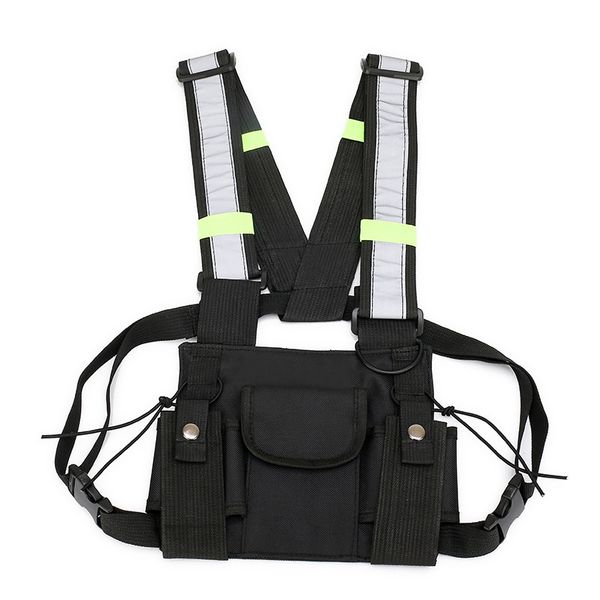 

women oxford chest rig bag for men square small hip-hop vest harness streetwear bags female male chestbag waist pack vest