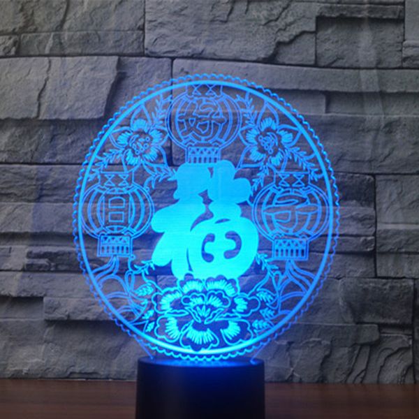 

2021 new 3d night light novelty gifts for valentine day ykhb