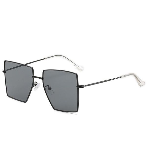 

WOENFEL Gradient Square Sunglasses Women Fashion Vintage Retro Sun Glasses Designer Classic Rectangular Eyewear, White;black
